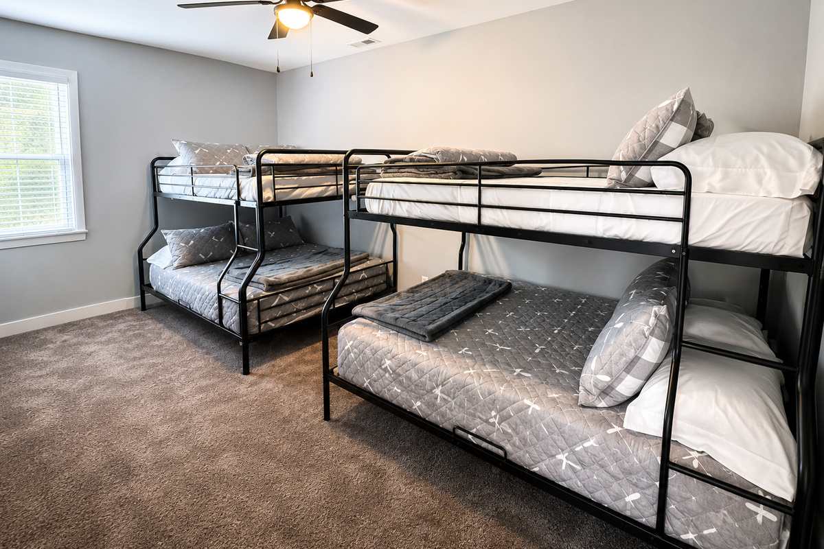 Full over queen bunks