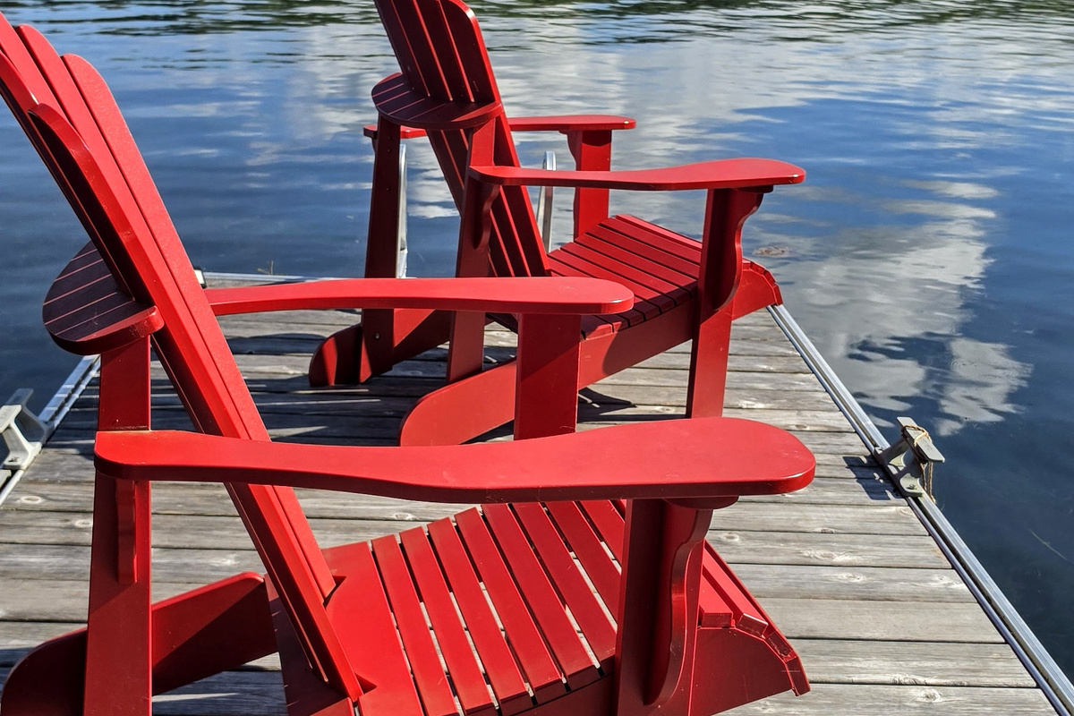 Relaxing on the dock is the way to go