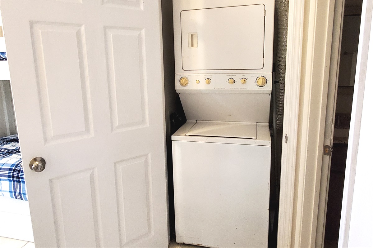 Washer and Dryer in the unit