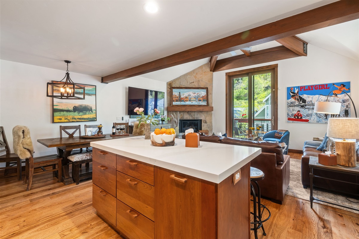 Wonderful open plan space to enjoy together