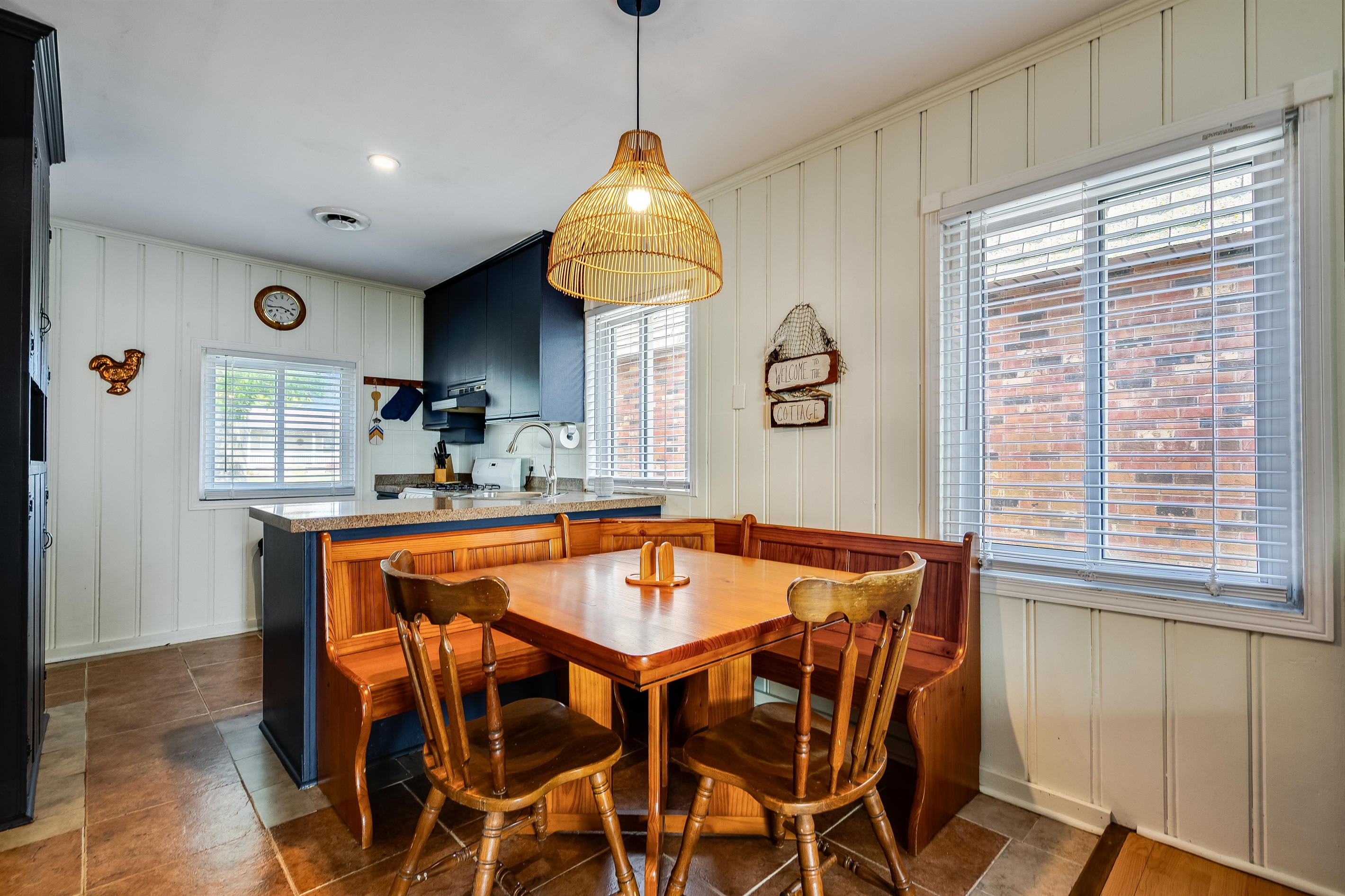 Warmth radiates from the textures and tones.