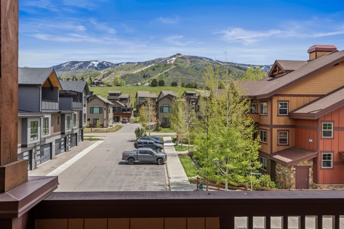 Mountain View from Private Balcony