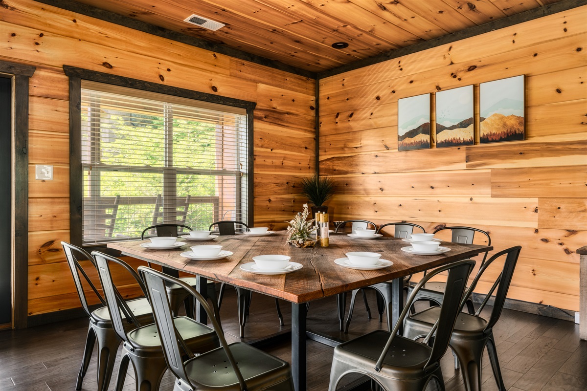 Dining table ( Can seat up to 10 person )