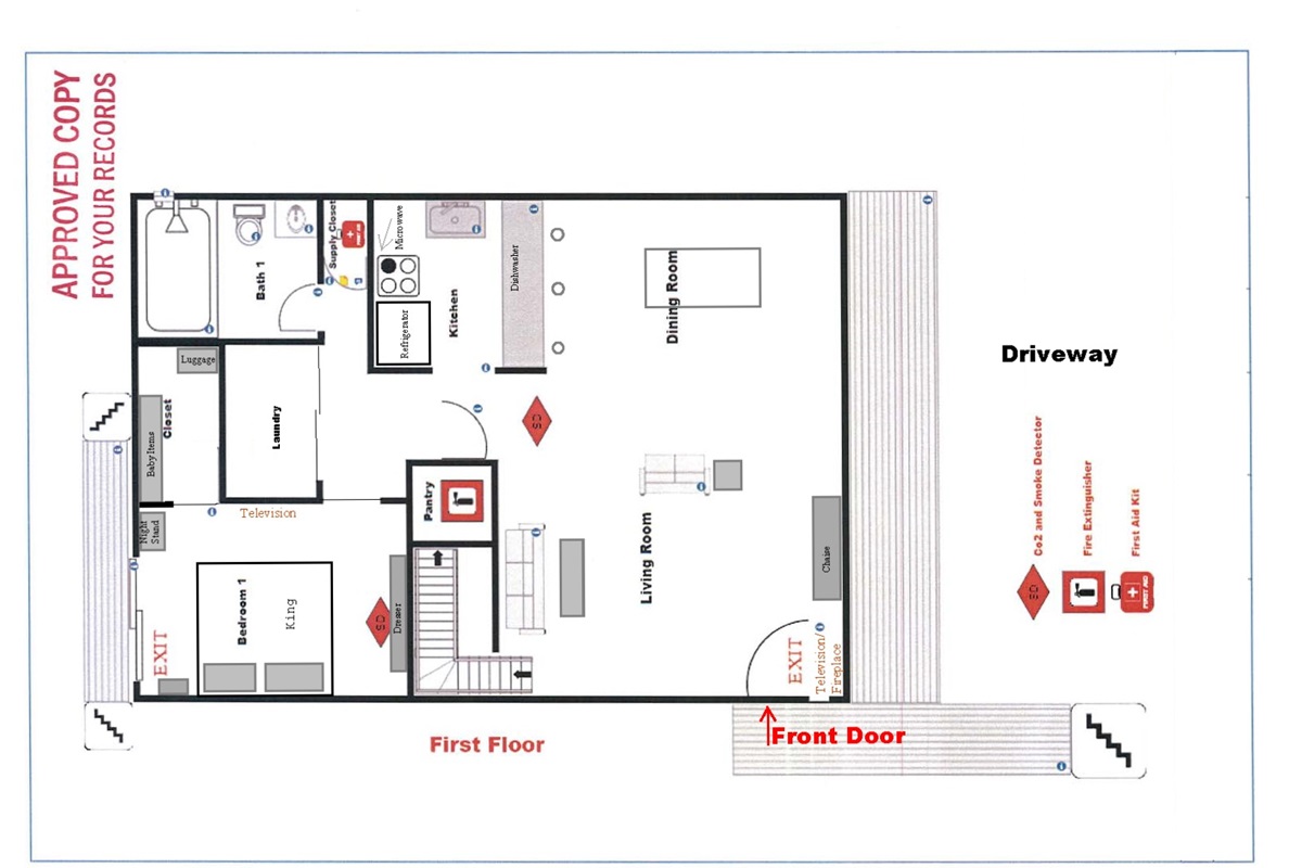 Sunkissed Floor Plan - First Floor