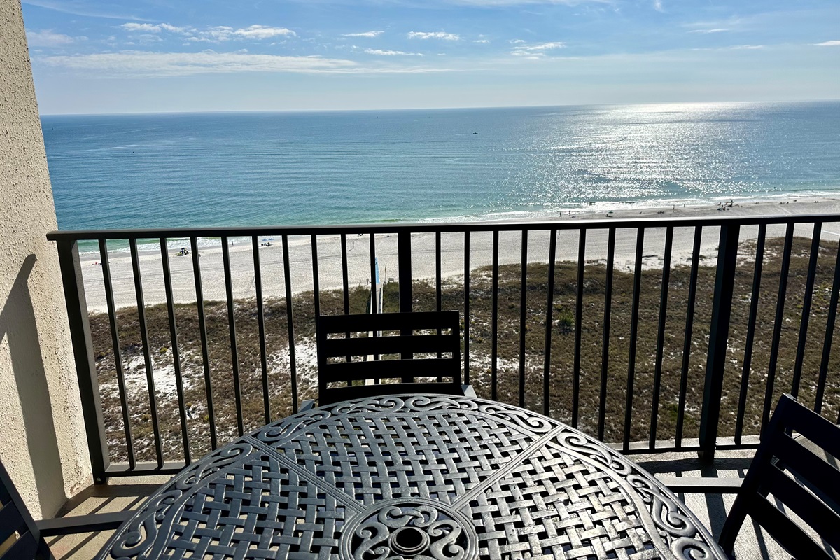 The views in the winter months are fabulous!