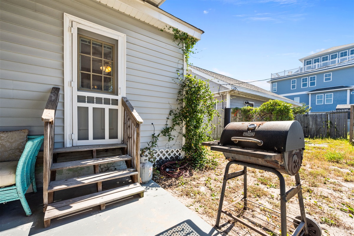 Charcoal grill available