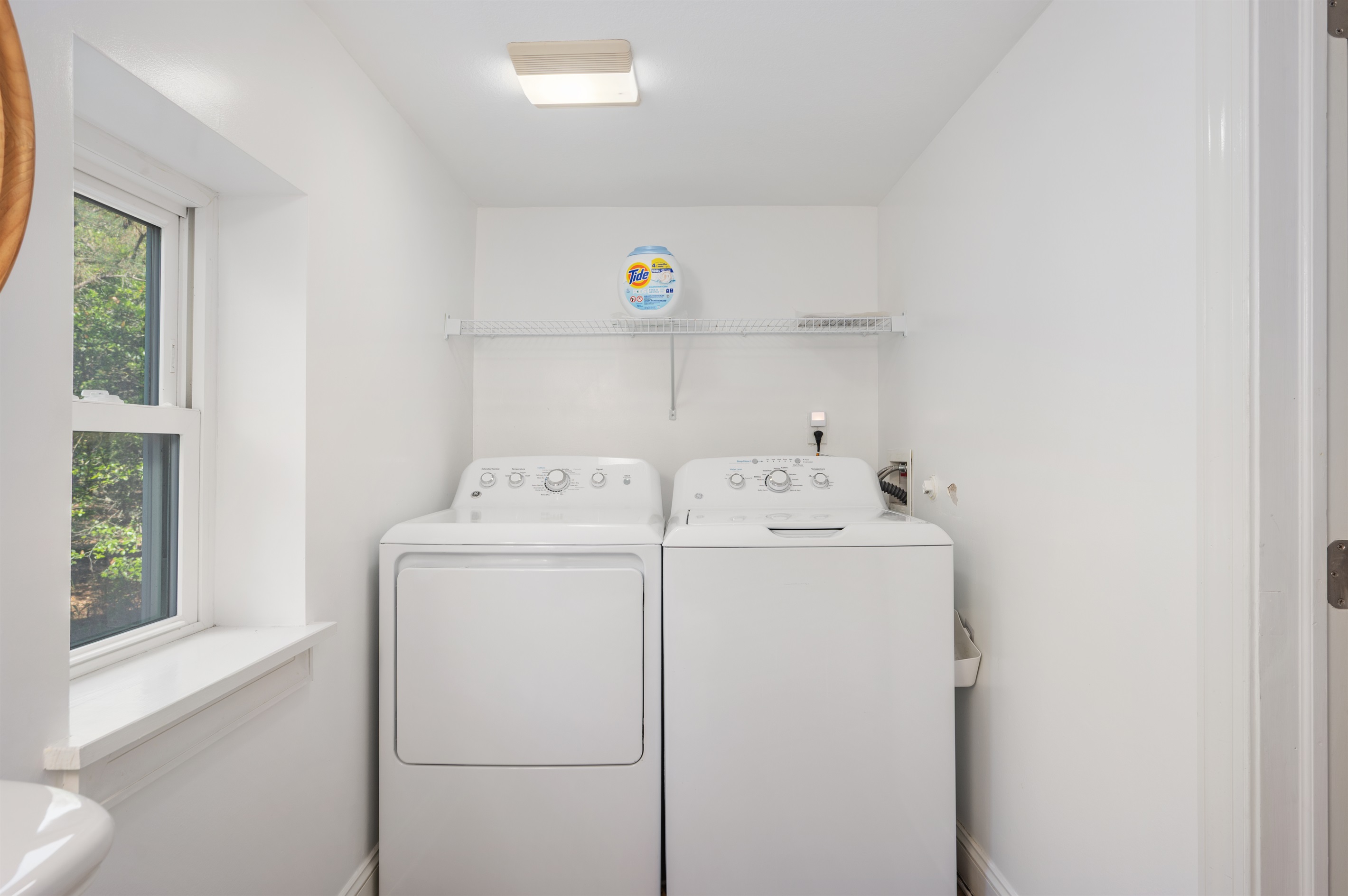 Laundry room with full-size washer and dryer Enjoy the convenience of in-home laundry during your stay.