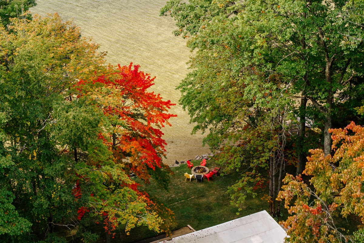 Fall Colors from Above the Shore