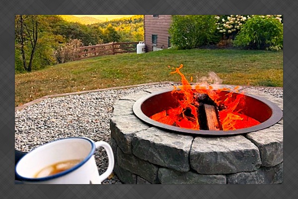 Check out our new firepit!