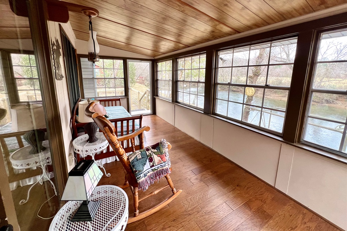 Sun Room Overlooks River