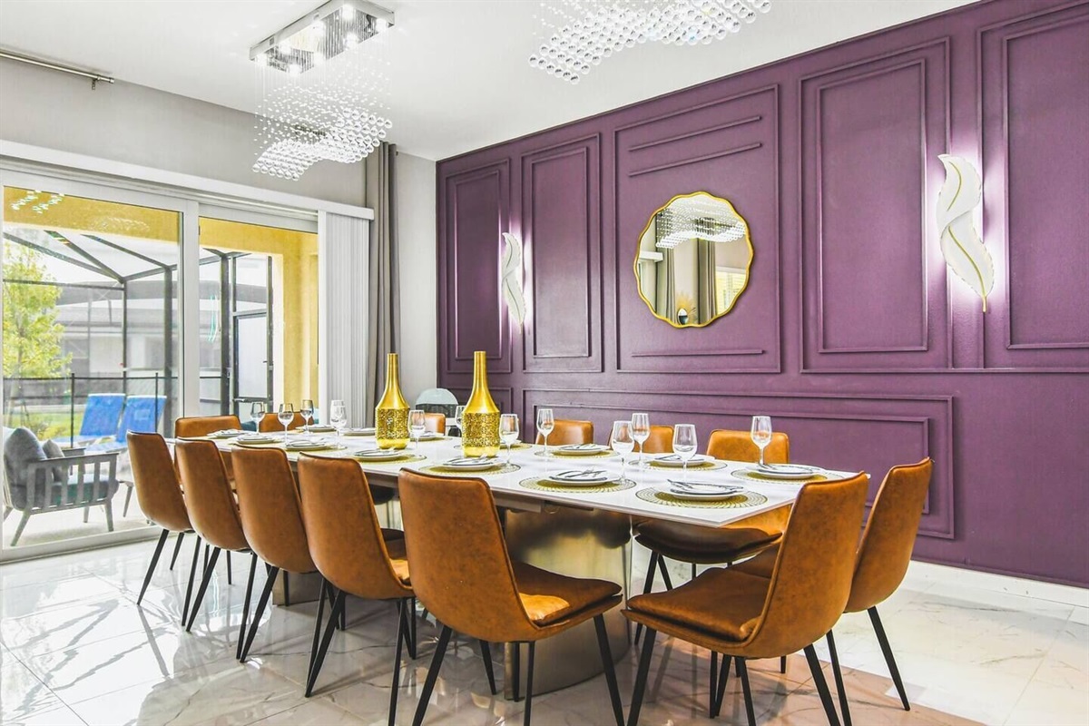 Dine in elegance and comfort in our spacious dining area, offering you the perfect setting for enjoying meals and creating memorable moments during your stay.