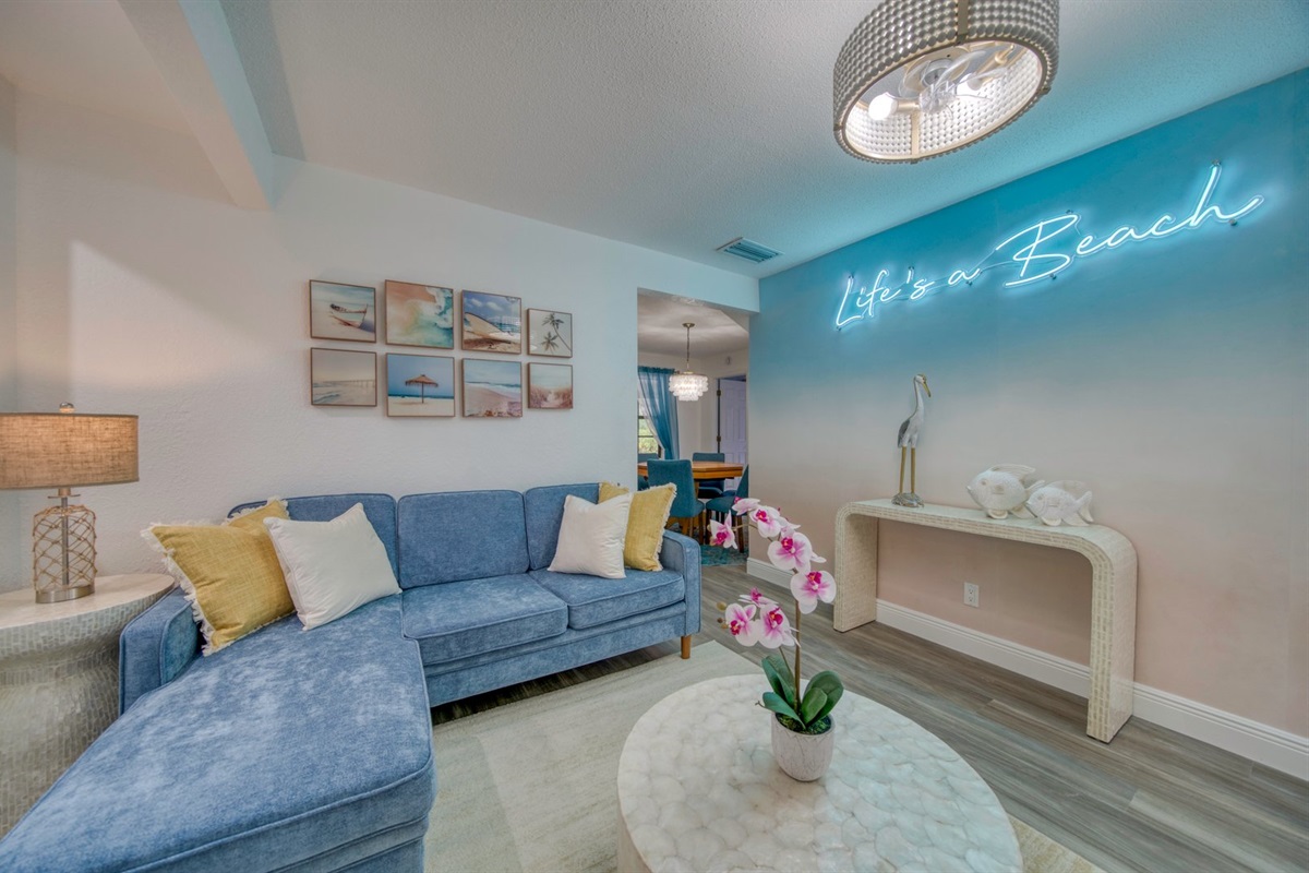 Life's a Beach Living Room 