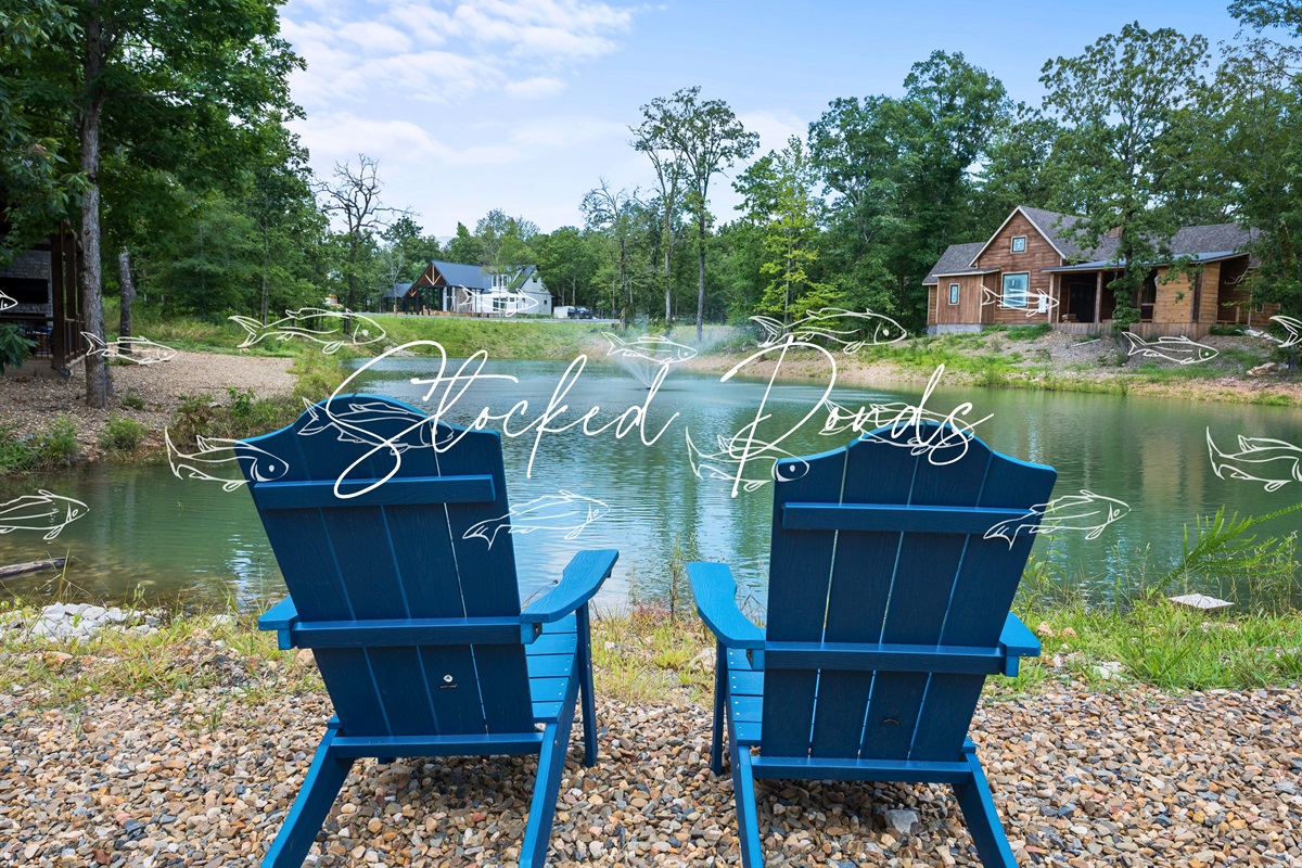 Sit back in our Adirondack chairs and fish for memories at our serene ponds—perfect for those lazy, sun-dappled afternoons.