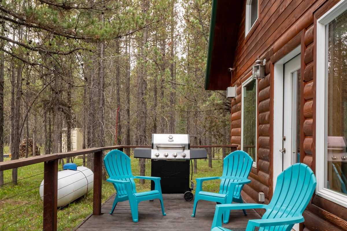 Front Deck with Grill and Front Entrance