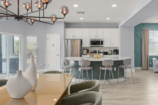 Dining Room and Kitchen