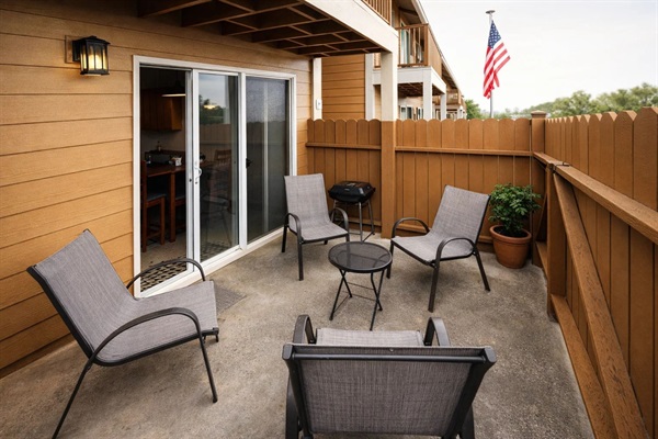 Enjoy the outside at your Outdoor seating