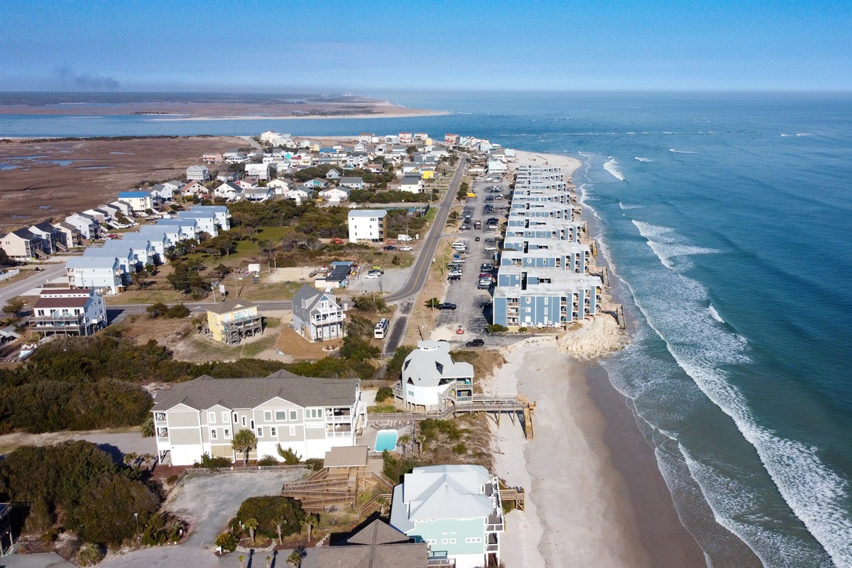 North Topsail Beach, looking north