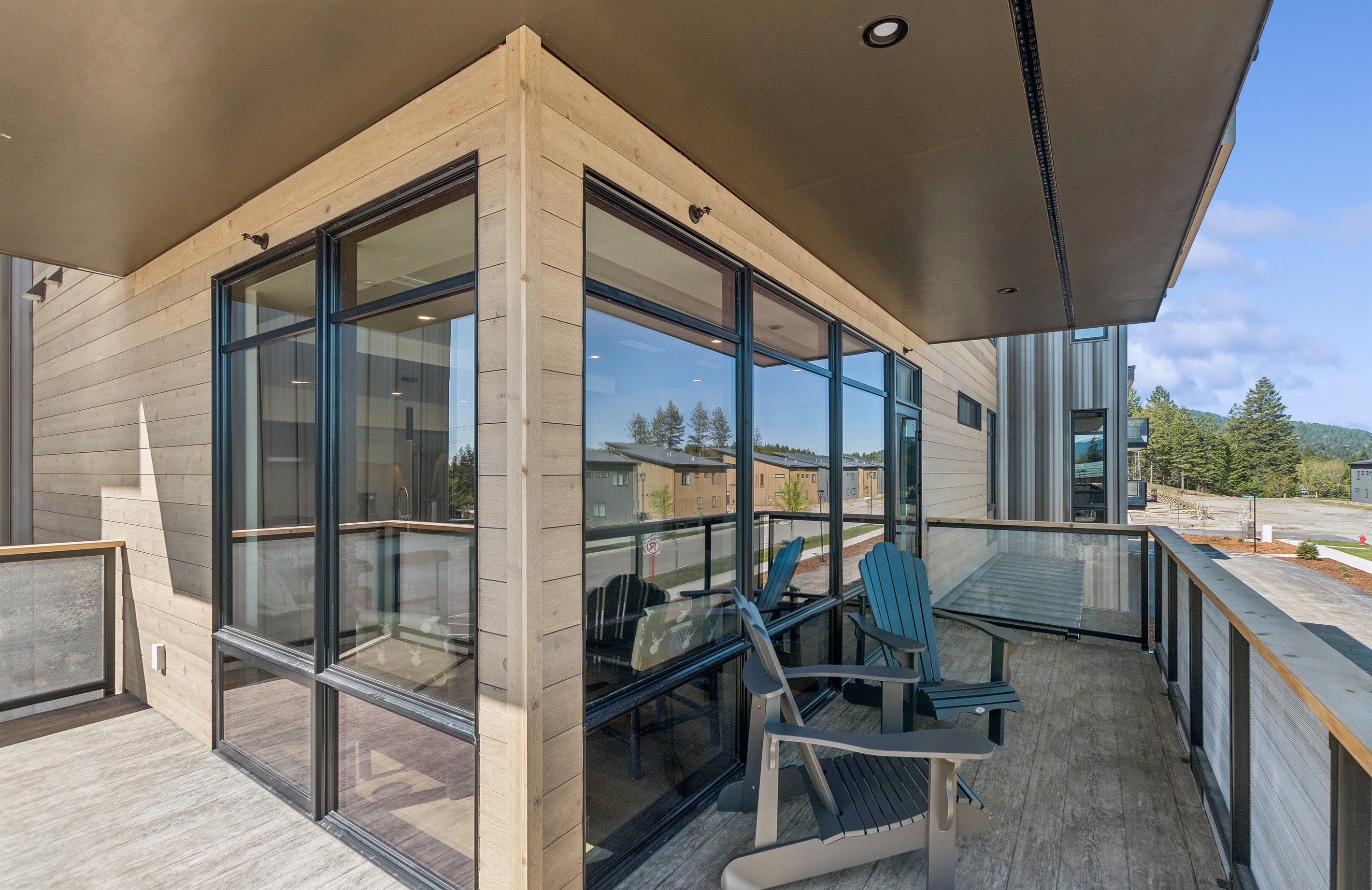 Soak up the sun on this wrap around deck