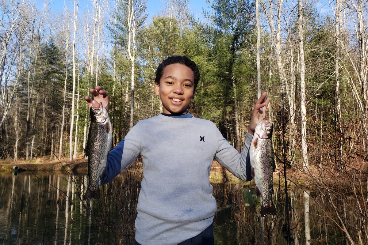 A couple of good looking rainbow trout!