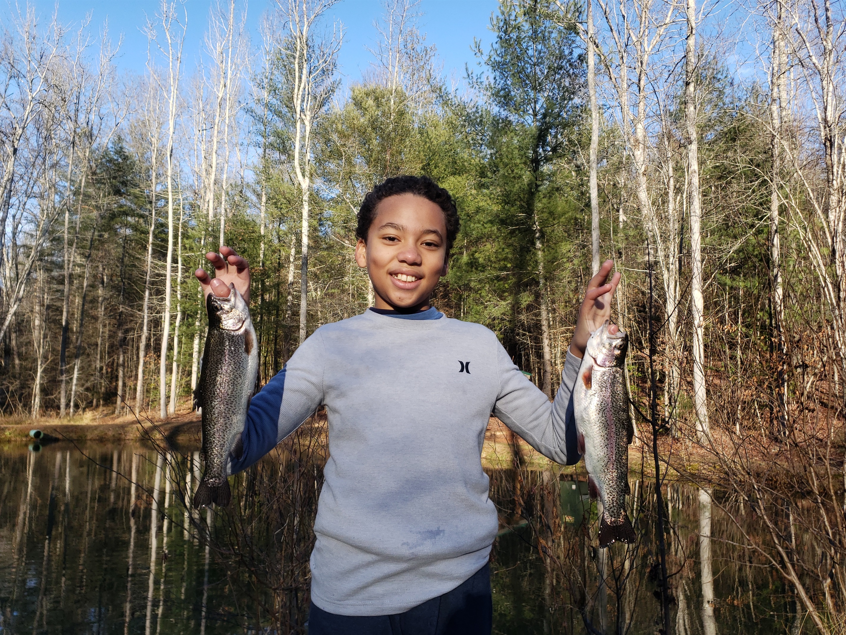 A couple of good looking rainbow trout!