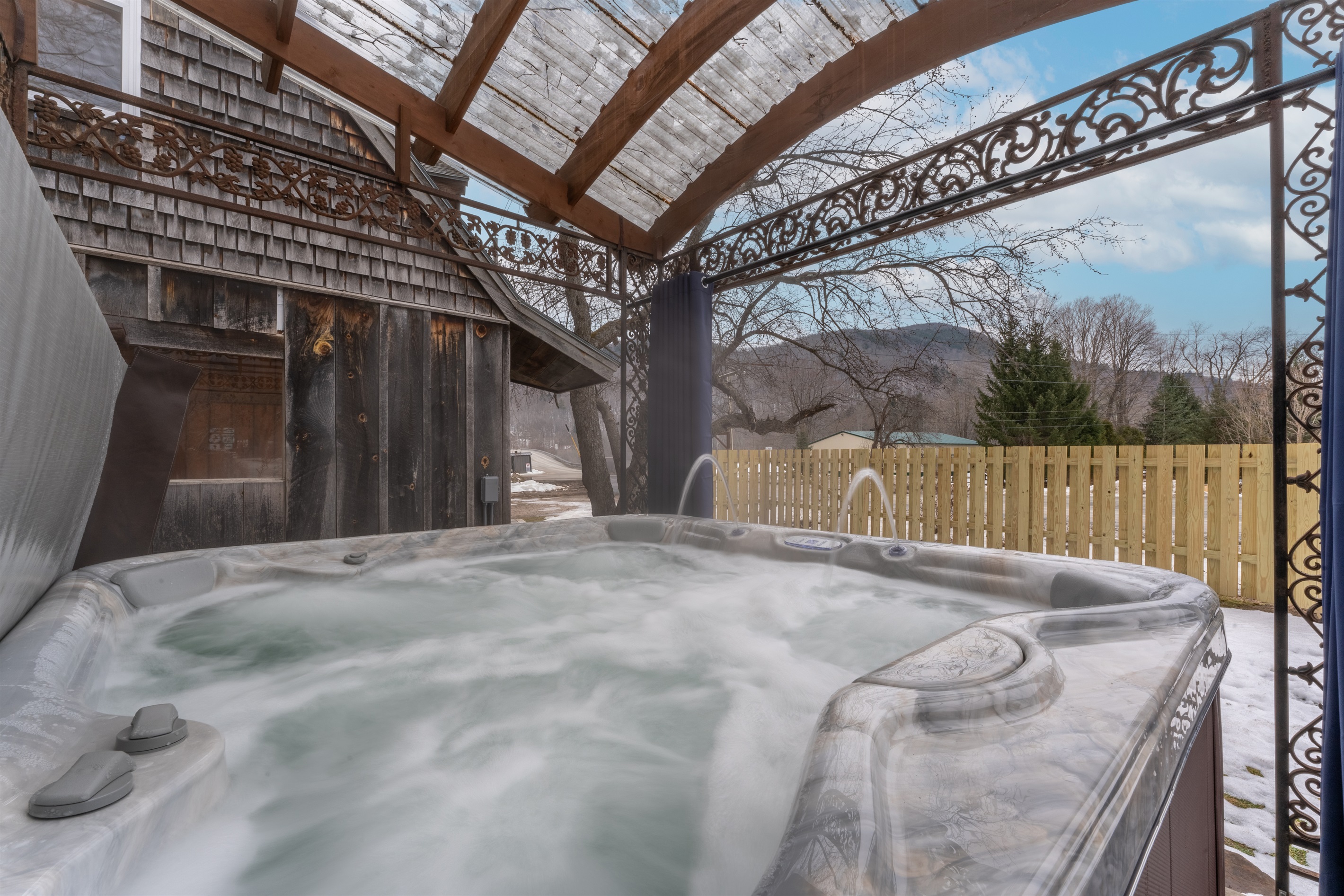 Private Hot Tub with a view