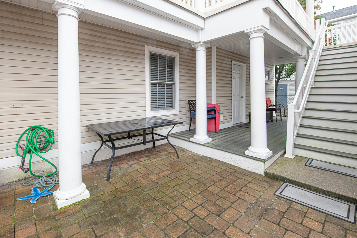 Patio Area with Outdoor Table