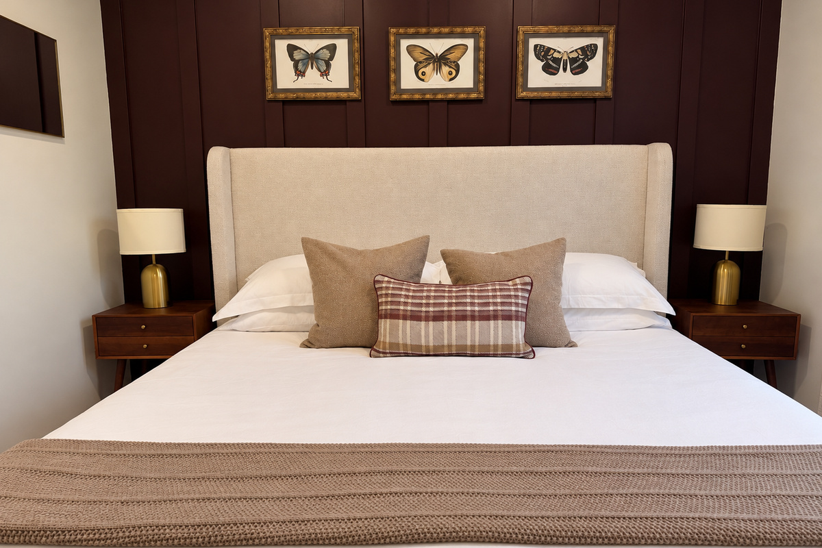 Escape to the Monarch Suite and enjoy the king bed and beautiful natural light