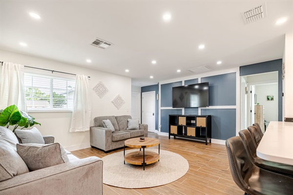 65" TV is perfect for entertaining