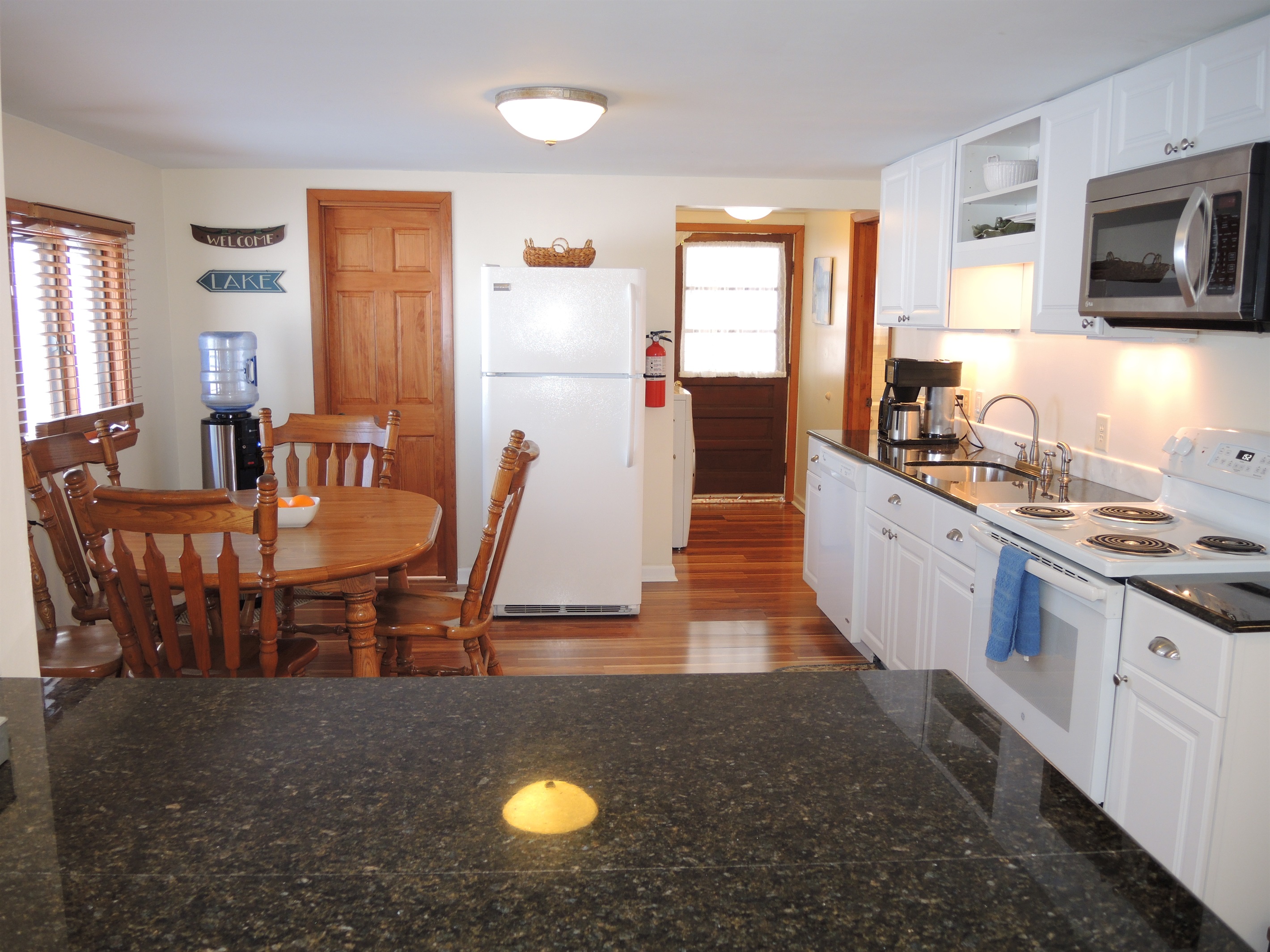 Kitchen and dining area