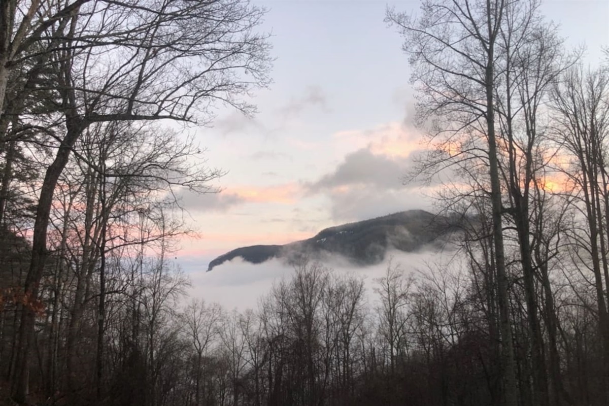 Morning sunrise views from the home
High elevation