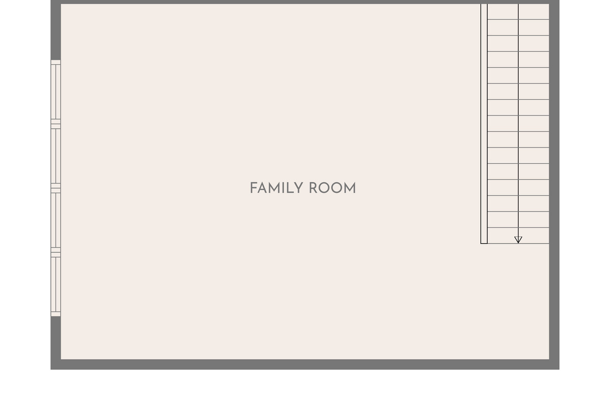 The entire top floor is our family room, game room, movie room- whatever your in the mood for!