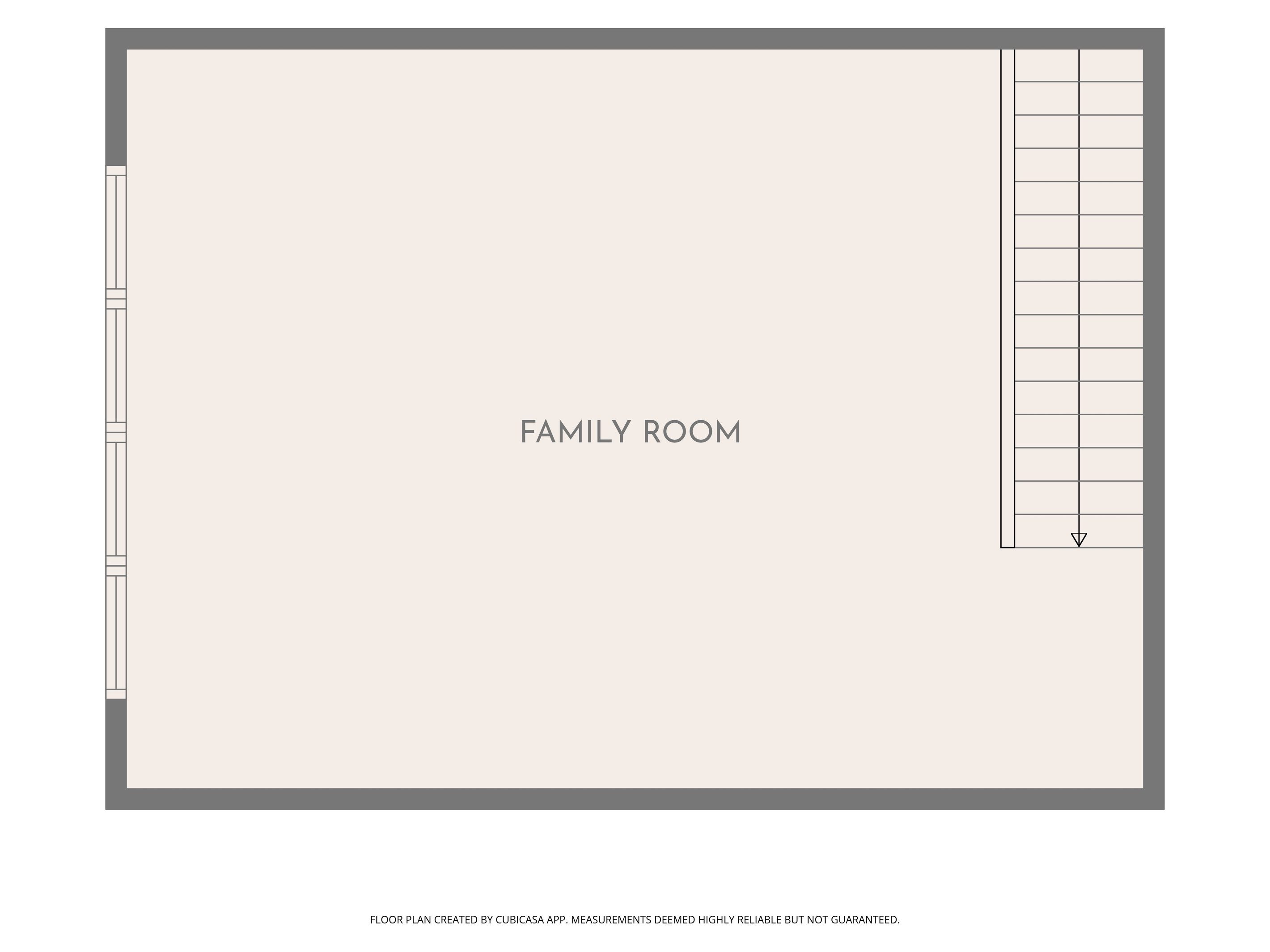 The entire top floor is our family room, game room, movie room- whatever your in the mood for!