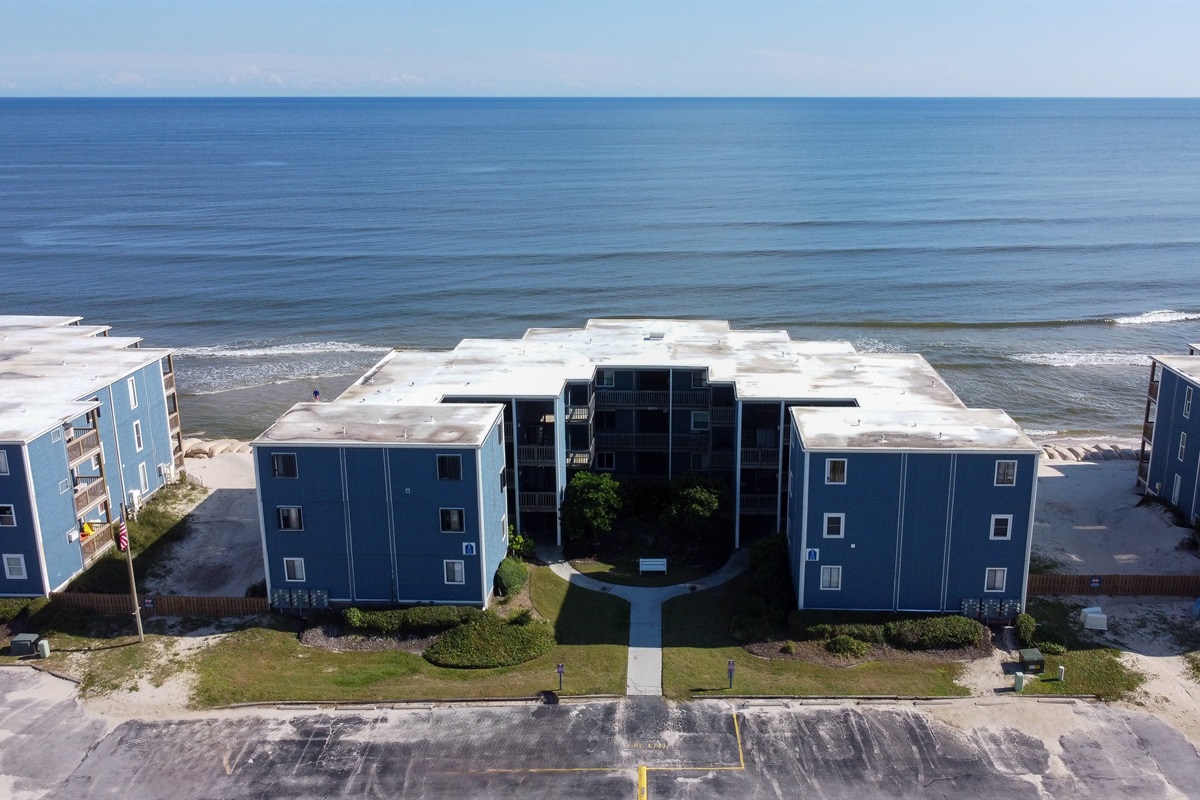 Aerial view of our condo