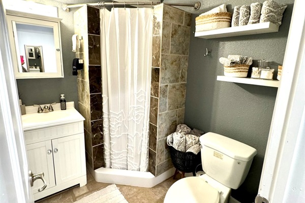 Hideaway Shower Bathroom