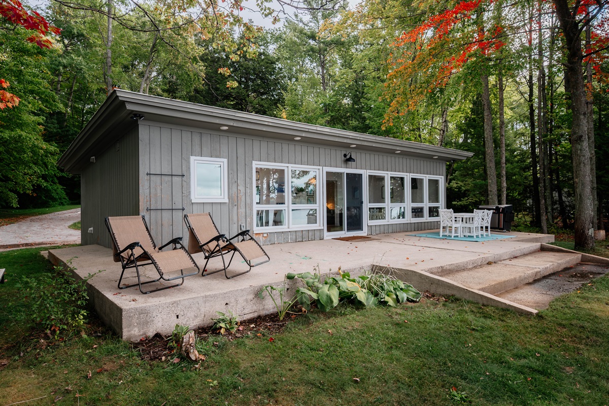 Back Patio with Lounge Chairs