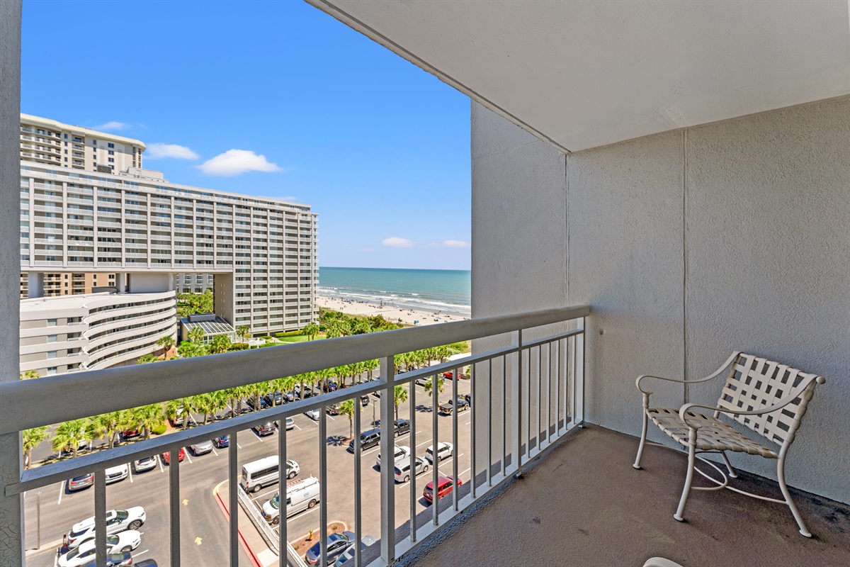 One of the many balconies.