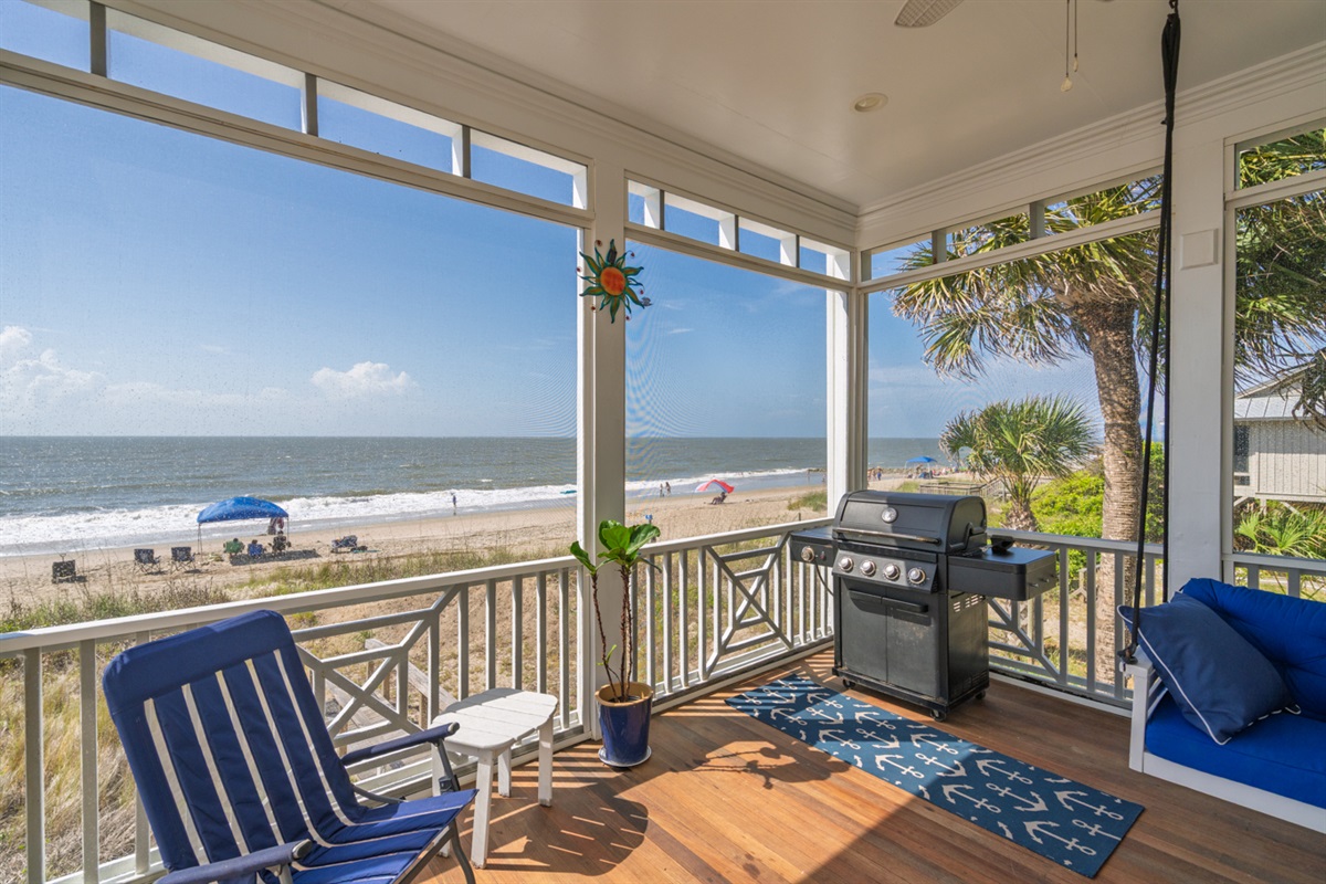 Screen Porch off of Dining Area and Entrance from Main Sundeck