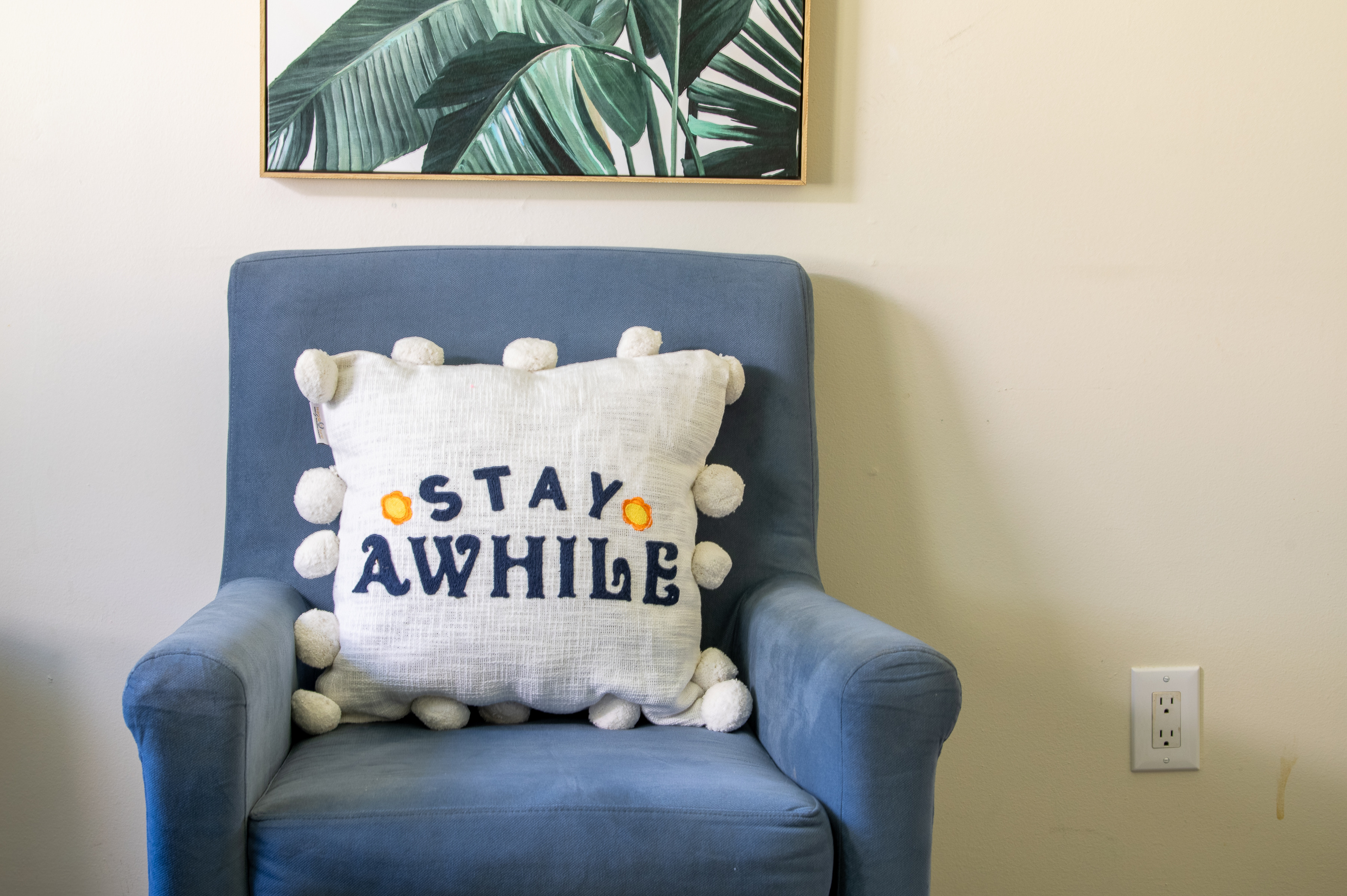 Stay awhile. Grab your favorite drink, curl up with a good book, or enjoy a quiet moment before heading outside for your next poolside adventure.