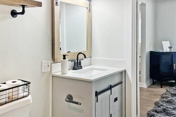 Recently renovated bathroom!