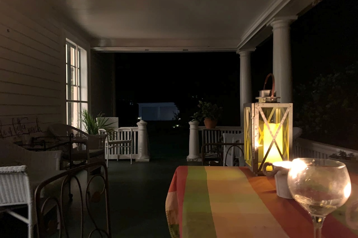 Side porch