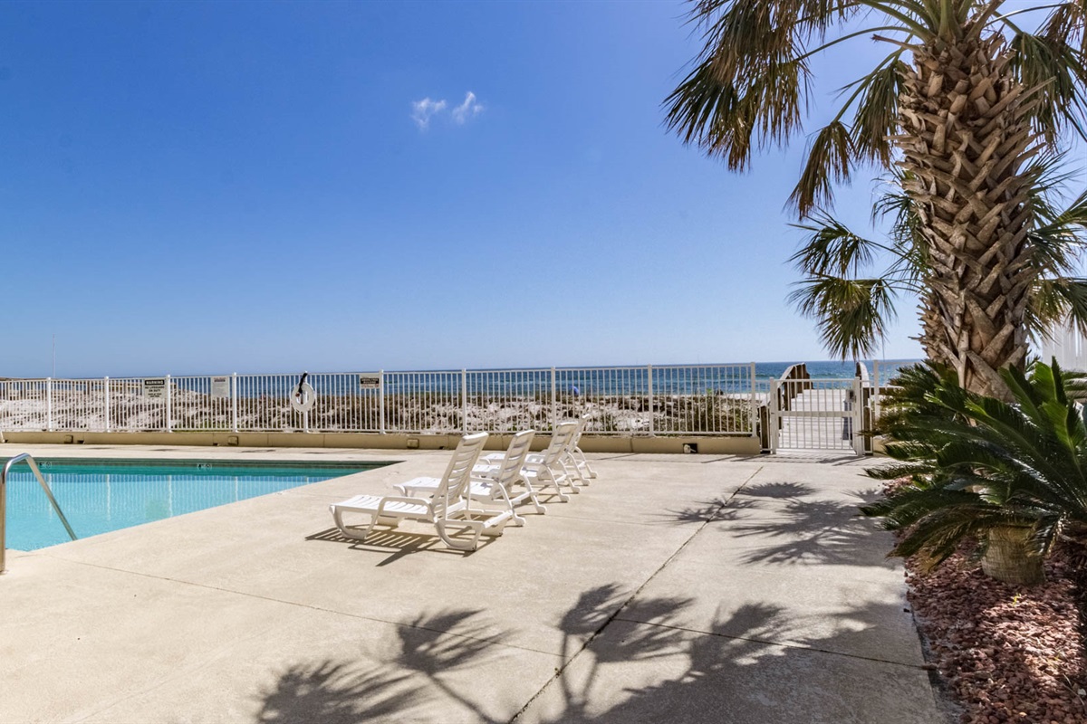 Private pool and direct beach access offer the ultimate coastal lifestyle.  Experience resort-style living at its finest.