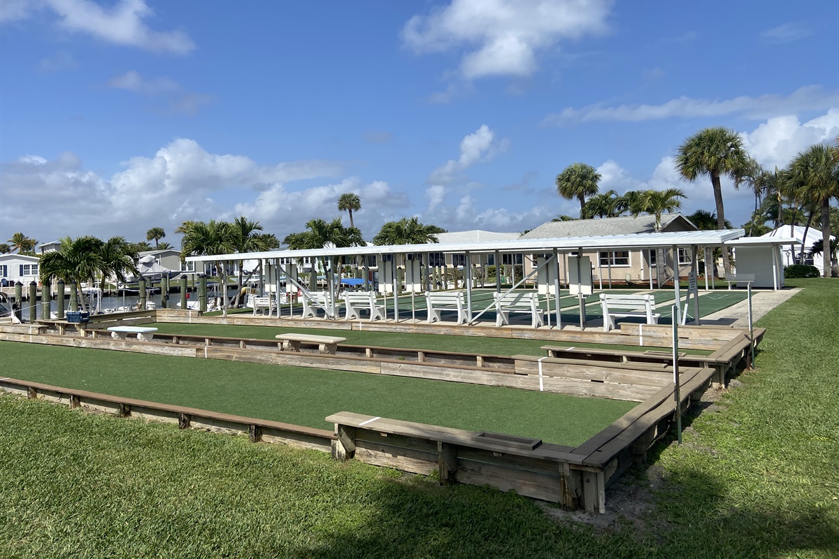 Bocce Ball and Shuffleboard