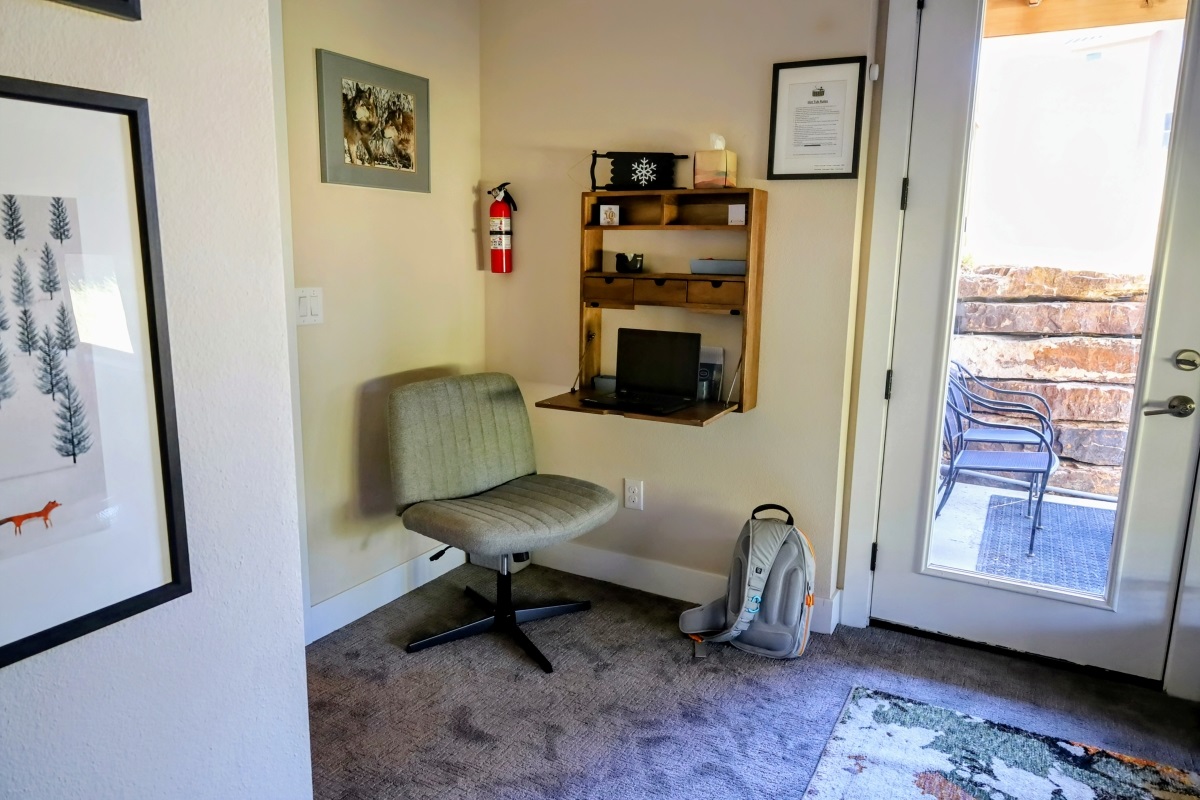 Desk Area #1, boosted wifi is available here and throughout the house