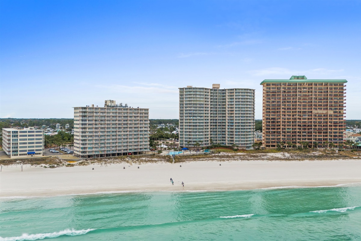 Dunes of Panama Complex View from the Beach