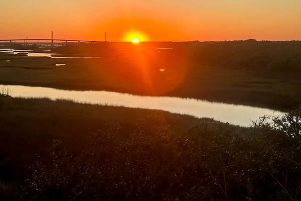 Say goodbye to the sun each night over Surf City's beautiful horizon