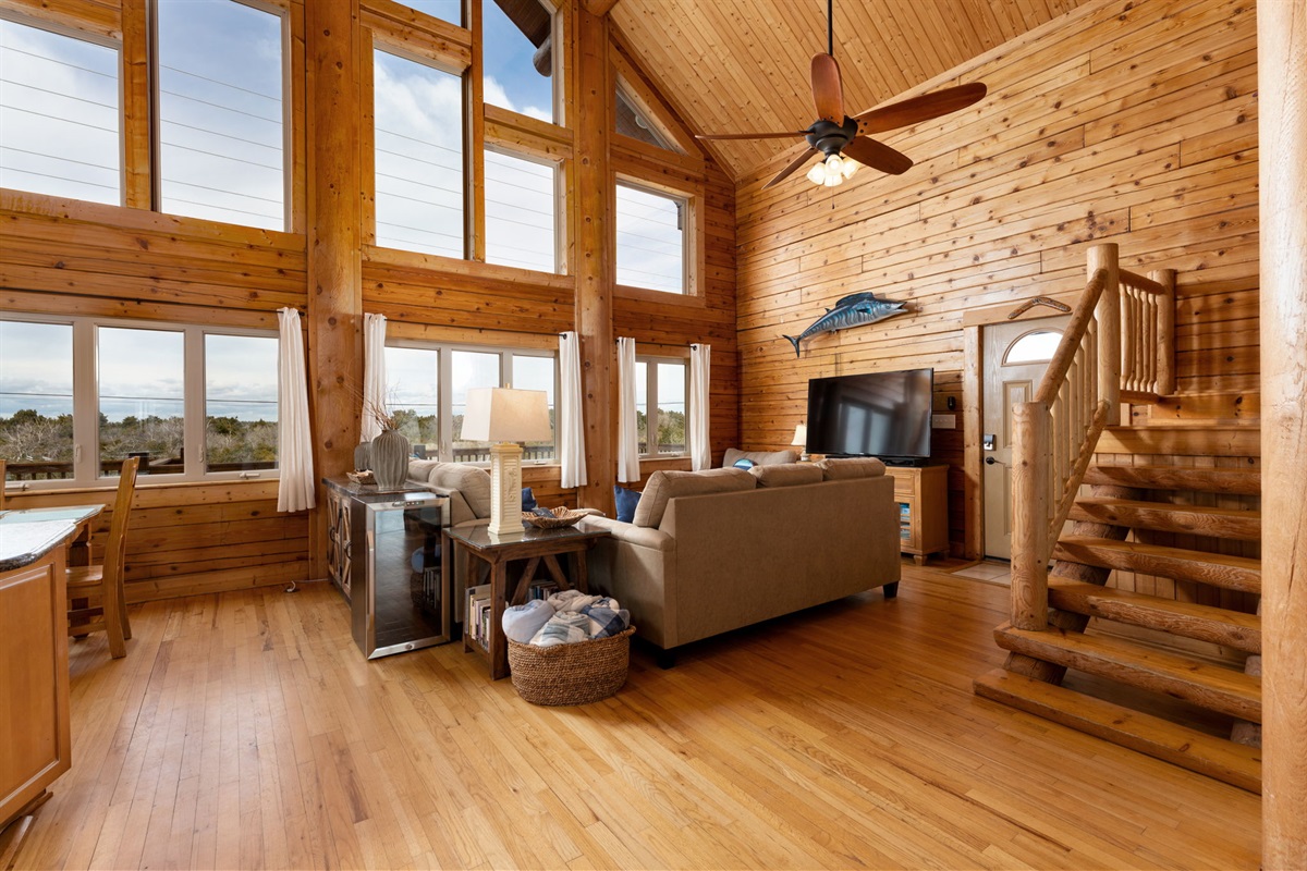 Cozy living room setup