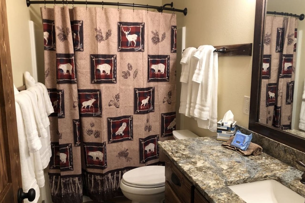 Bathroom - upstairs and downstairs bathrooms are identical