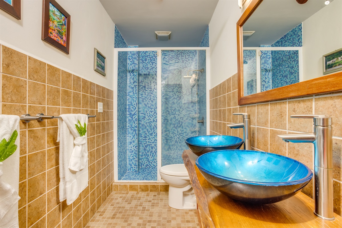 Main Bedroom ensuite bathroom with rain shower