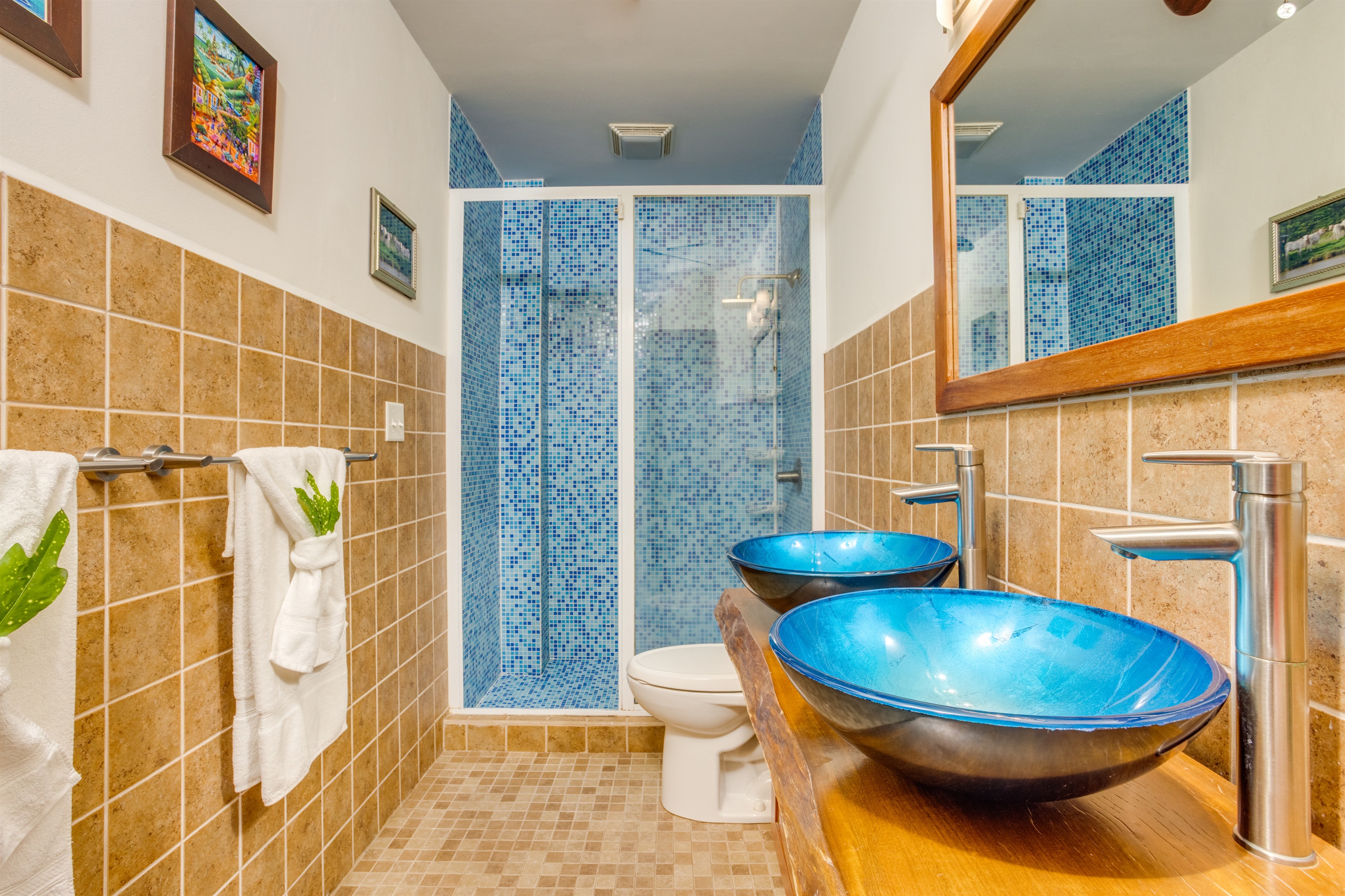 Main Bedroom ensuite bathroom with rain shower