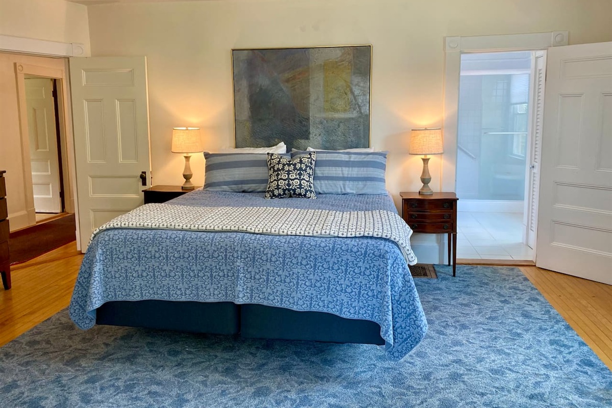 Primary bedroom with full bath